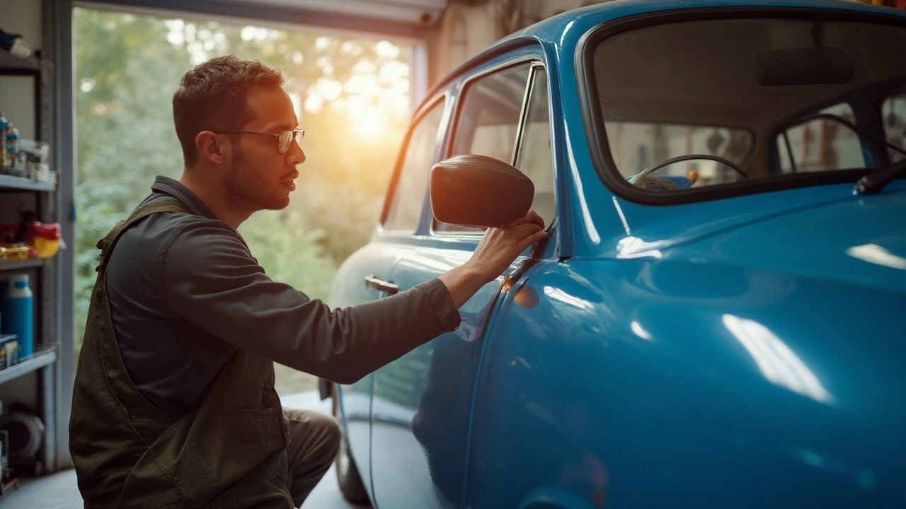 Jak opravit poškrábané auto svépomocí