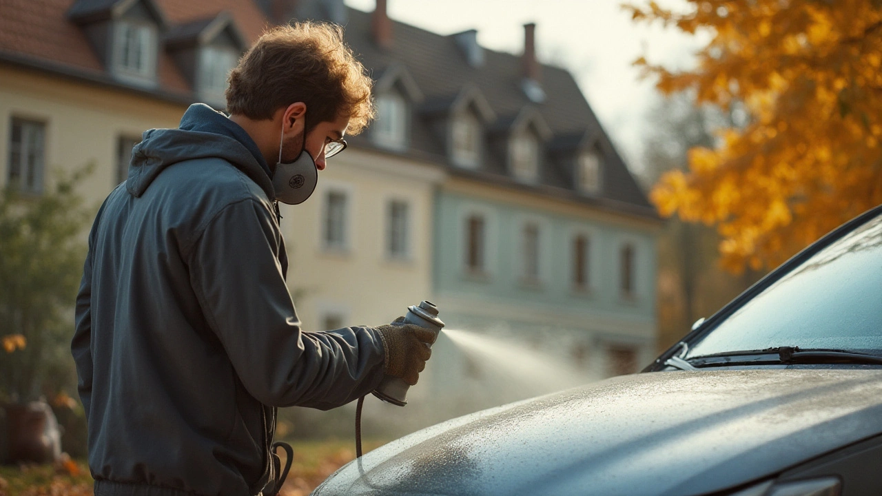 Jak správně lakovat auto sprejem a obnovit krásu karoserie